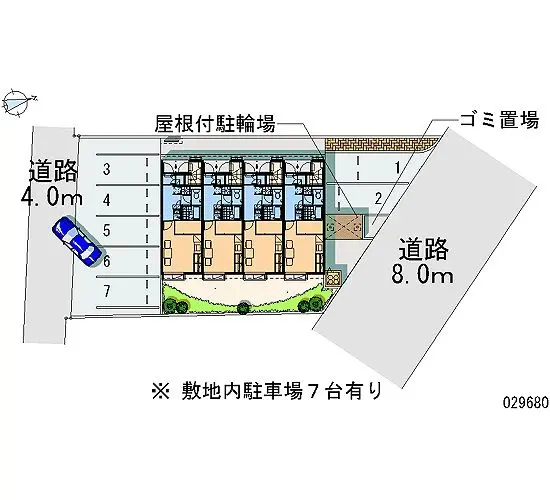 ★手数料０円★清須市阿原宮前　月極駐車場（LP）